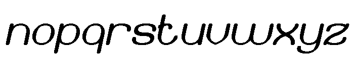 SUPREME INSTINCT Bold Italic Font LOWERCASE