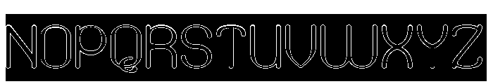 SUPREME INSTINCT-Hollow-Inverse Font UPPERCASE