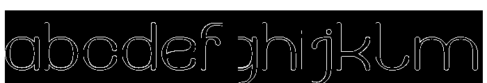 SUPREME INSTINCT-Hollow-Inverse FONT