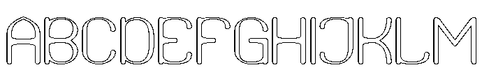 SUPREME INSTINCT-Hollow Font UPPERCASE