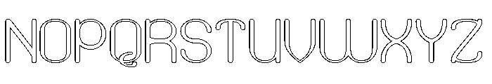 SUPREME INSTINCT-Hollow Font UPPERCASE