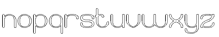 SUPREME INSTINCT-Hollow Font LOWERCASE