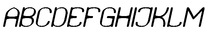 SUPREME INSTINCT Italic Font UPPERCASE
