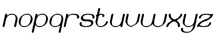 SUPREME INSTINCT Italic Font LOWERCASE