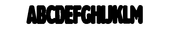Subdays Tight Font UPPERCASE
