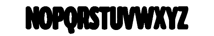 Subdays Tight Font UPPERCASE