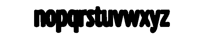 Subdays Tight Font LOWERCASE