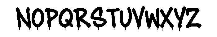 Subway Graffiti Font UPPERCASE