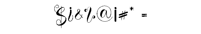 Suffle Memo Font OTHER CHARS