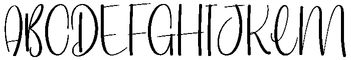 Suffle Memo Font UPPERCASE