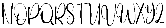 Suffle Memo Font LOWERCASE