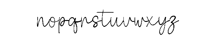 Sugar Bloom Regular Font LOWERCASE