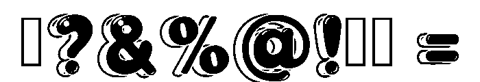 Sugar Bubble Regular Font OTHER CHARS