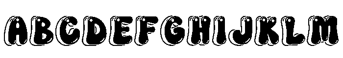 Sugar Bubble Regular Font UPPERCASE