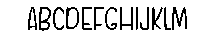 Sugar Bubbly Font UPPERCASE