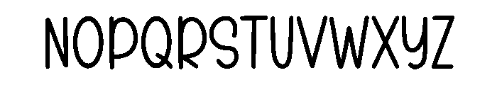 Sugar Bubbly Font LOWERCASE
