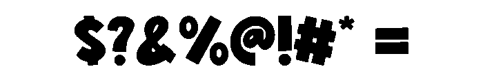 Sugar Candy Regular Font OTHER CHARS