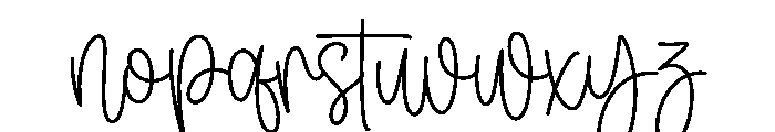 Sugar Christmas Script Font LOWERCASE