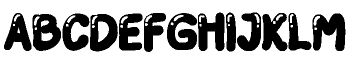 Sugar Cloud Regular Font UPPERCASE