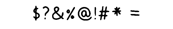 Sugar Cookie Regular Font OTHER CHARS