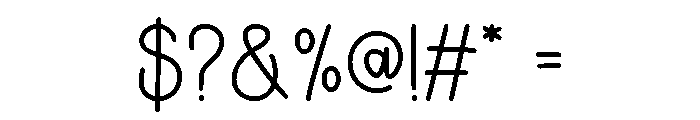 Sugar Delight Font OTHER CHARS