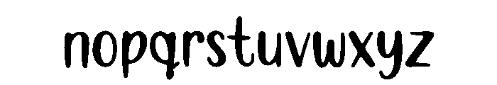 Sugar Dots Font LOWERCASE