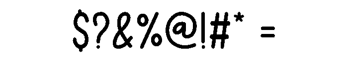 Sugar Frosting Font OTHER CHARS