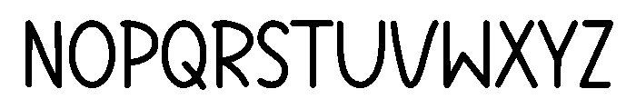 Sugar Frosting Font LOWERCASE