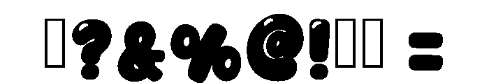 Sugar Jelly Regular Font OTHER CHARS