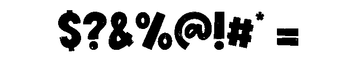 Sugar Loved Texture Font OTHER CHARS