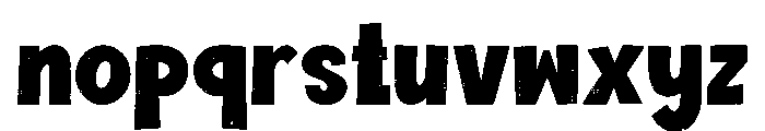 Sugar Loved Texture Font LOWERCASE