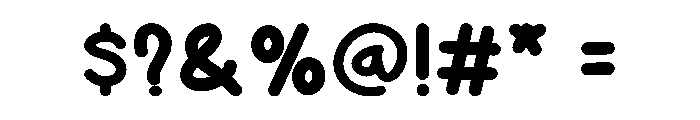 Sugar Meadow Regular Font OTHER CHARS