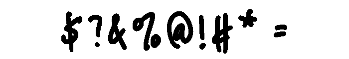 Sugar Megis Font OTHER CHARS