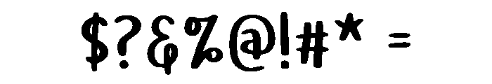 Sugar Milky Regular Font OTHER CHARS