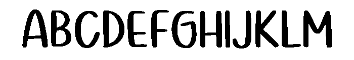 Sugar Milky Regular Font UPPERCASE