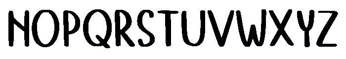 Sugar Milky Regular Font UPPERCASE