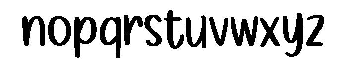Sugar Milky Regular Font LOWERCASE