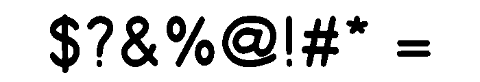 Sugar Mochi Font OTHER CHARS