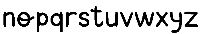 Sugar Mochi Font LOWERCASE