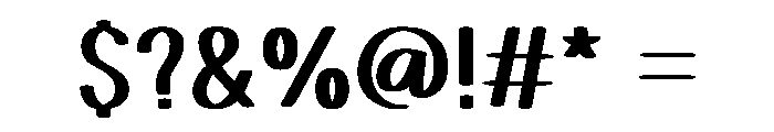 Sugar Snack Font OTHER CHARS