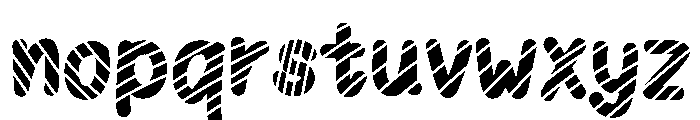 Sugar cane Font LOWERCASE