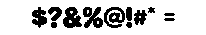 SugarClean Regular Font OTHER CHARS