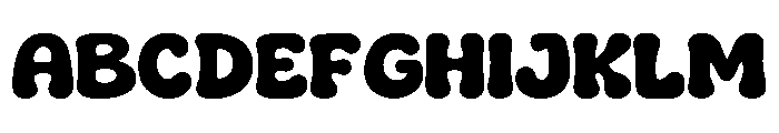 SugarClean Regular Font UPPERCASE