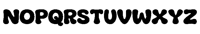 SugarClean Regular Font UPPERCASE