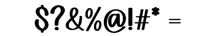 SugarPrep Font OTHER CHARS