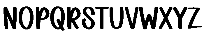 SugarPrep Font UPPERCASE