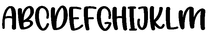 SugarVibe Font UPPERCASE