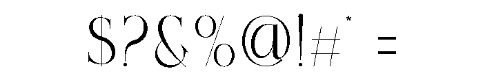 Sugari Font OTHER CHARS