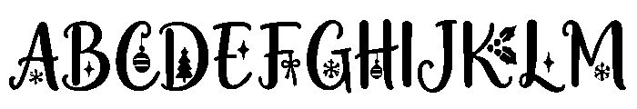 Sugarplum_Frost Font UPPERCASE