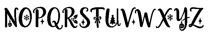 Sugarplum_Frost Font UPPERCASE